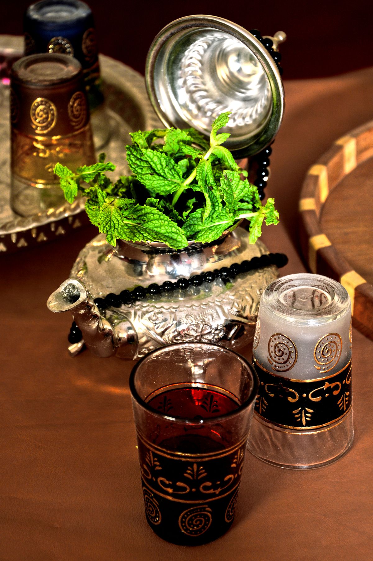 Moroccan mint tea