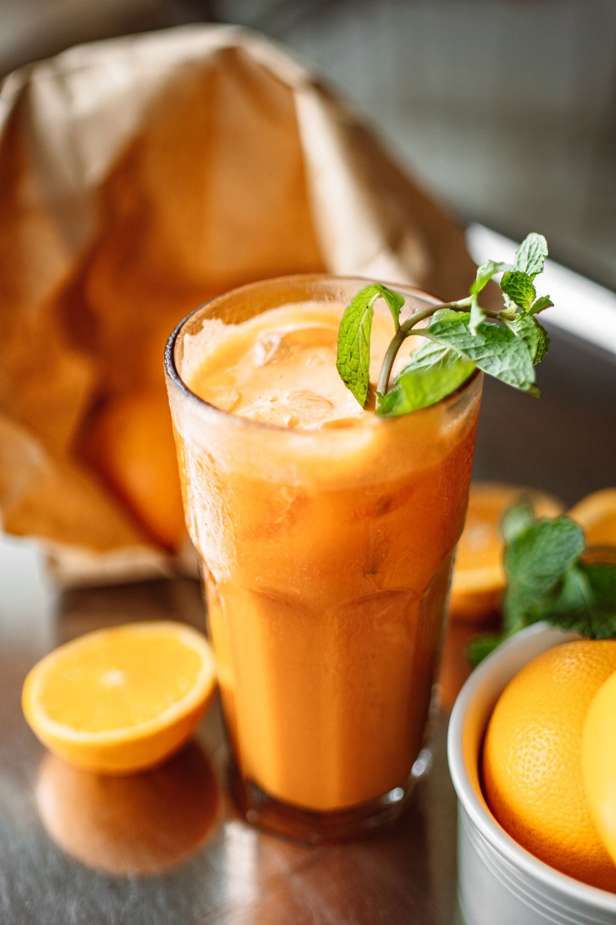Fresh orange juice