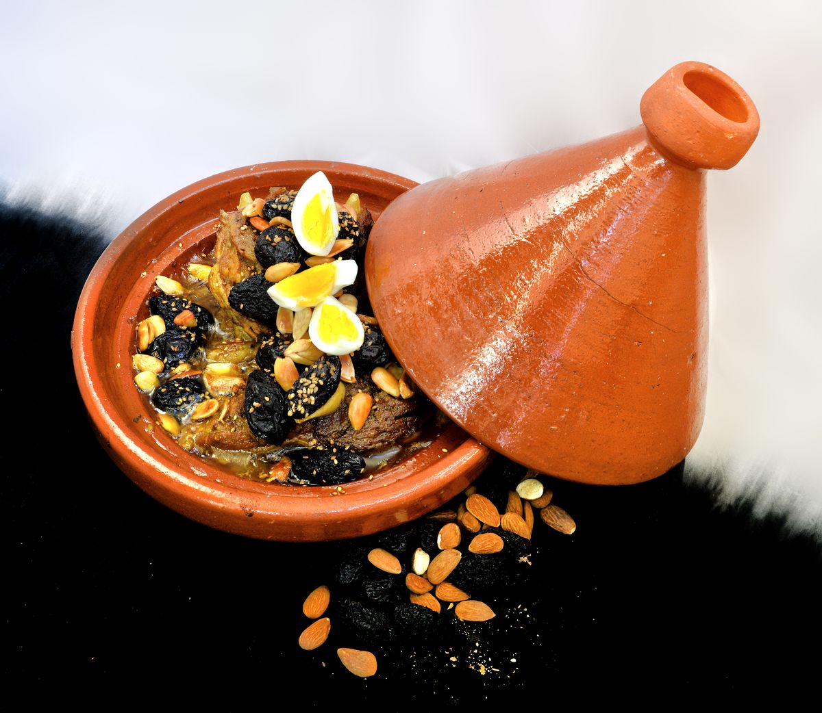 Tagine poulet, citron confit & olives