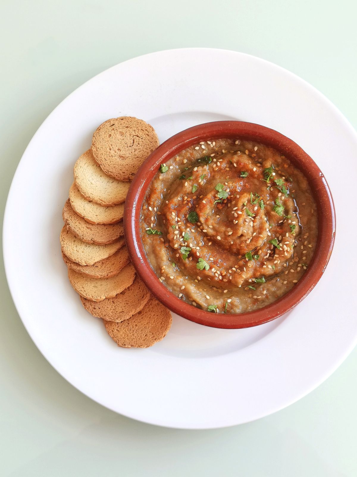 Zaalouk & bread